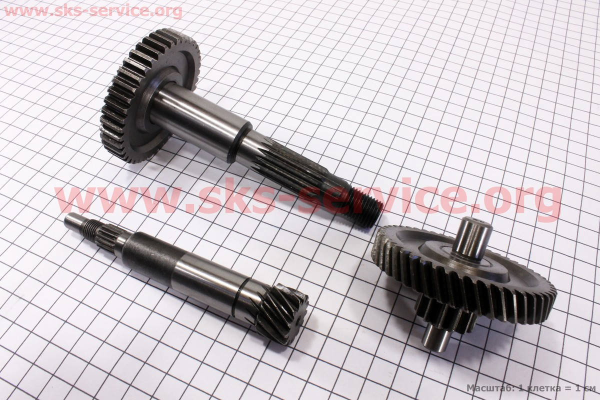 

Редуктор 2 вала 2 шестерни на скутер Yamaha JOG 50 сс