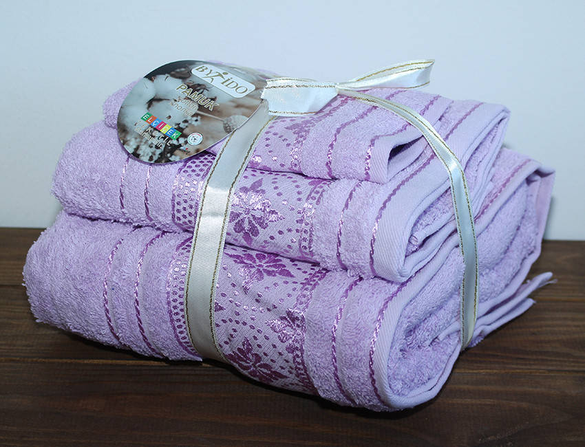 

Набор полотенец By_Ido №2 цвет: лаванда