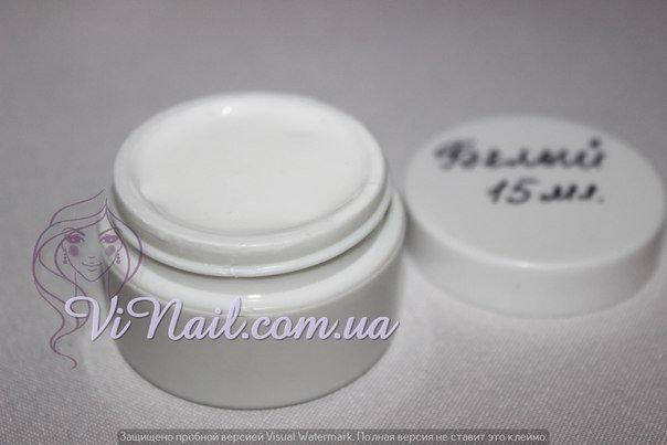 

Гель на розлив белый (white) 15мл