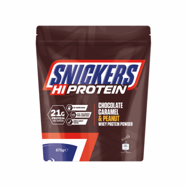 

Сывороточный протеин концентрат SNICKERS Hi Protein 875 грамм Сникерс