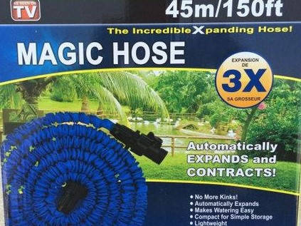 

Шланг Magic Hose 45 метров с распылителем для полива сада и огорода