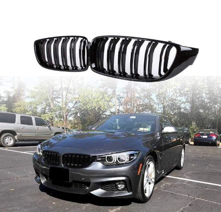 

Решетка радиатора,ноздри для БМВ 4 серии F32 F33 F36 F82 BMW стиль М4, Черный