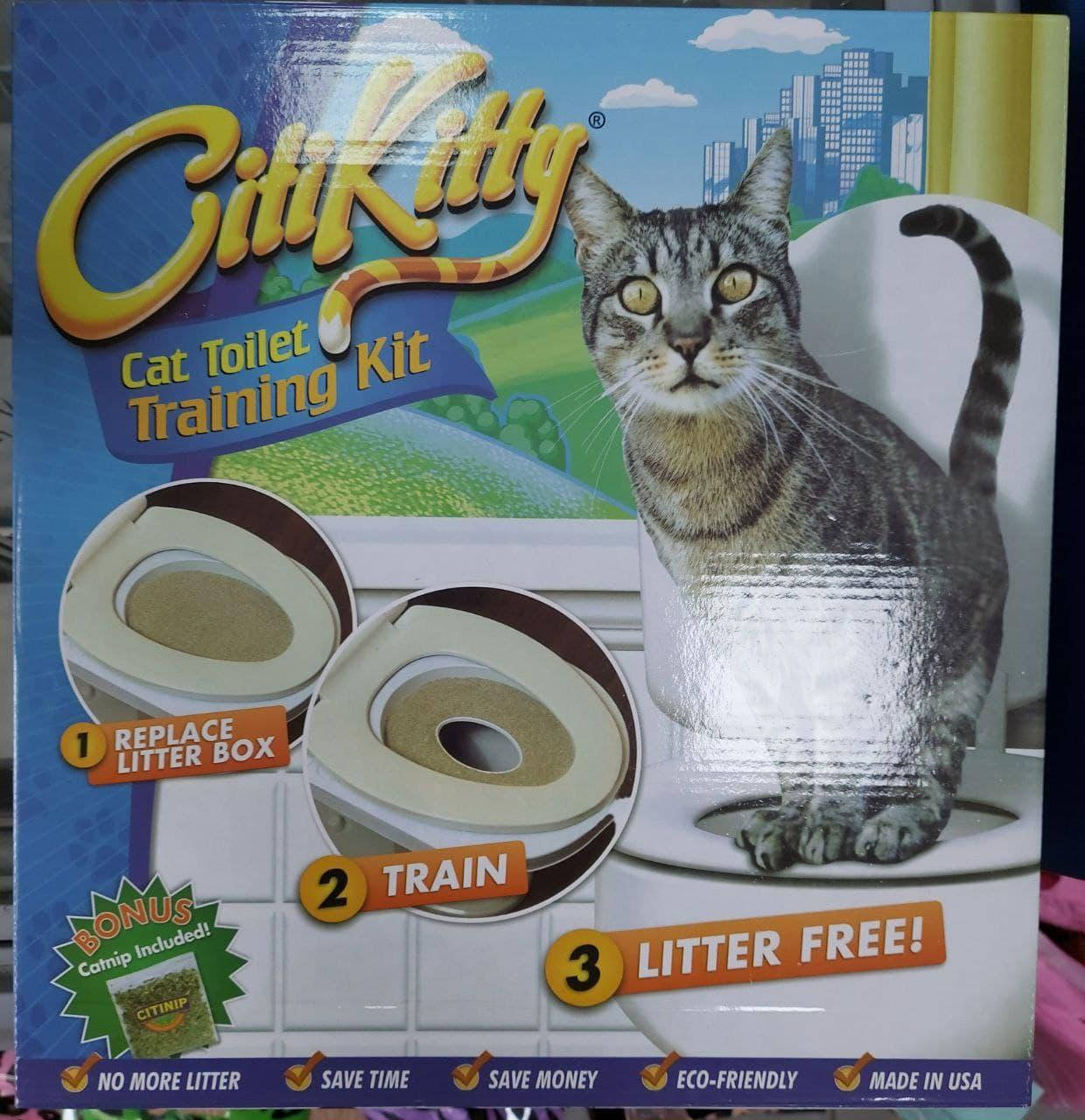 

Система приучения кошек к унитазу CitiKitty (сити кити) туалет для котов, накладка на унитаз