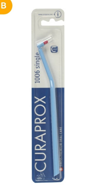 

Зубна щітка монопучкова Curaprox CS 1 006 Single & Sulcular 6 мм (CS 1006-03)