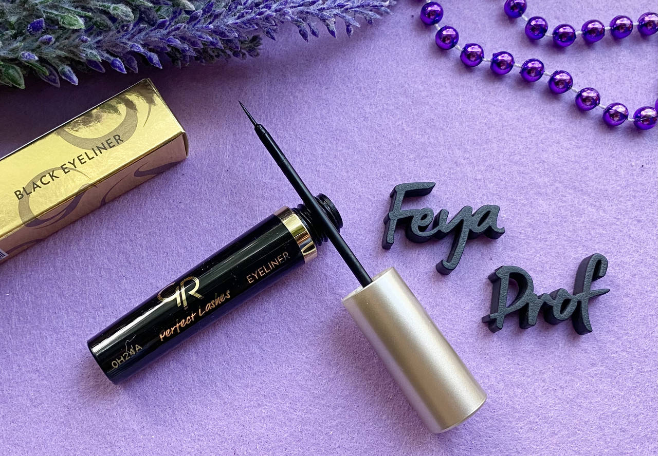 

Подводка для глаз GOLDEN ROSE PERFECT LASHES Black Eyeliner 8.5мл, Черный