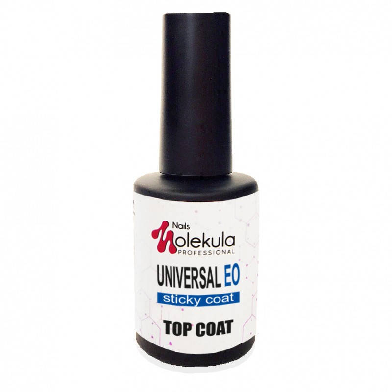 

Закрепитель для гель-лака Molekula Top Universal EO Sticky 12 мл (16505Gu)