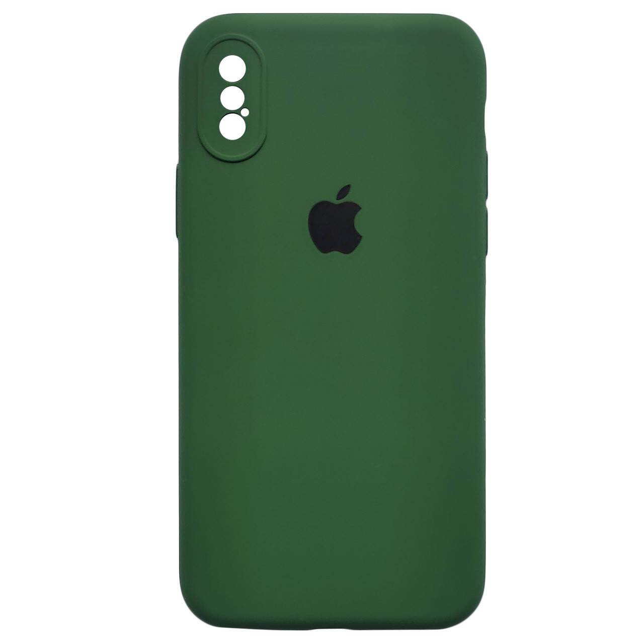 

Чехол Silicone Full Camera для Apple iPhone X / XS Atrovirens Green, Зелёный