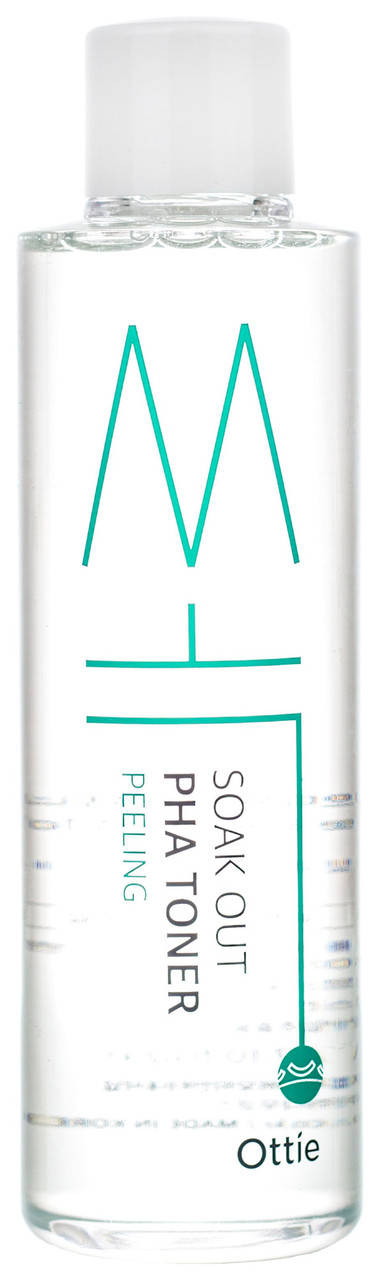

Пилинг-тоник с PHA-кислотами Ottie Soak Out PHA Toner Peeling, 210 мл