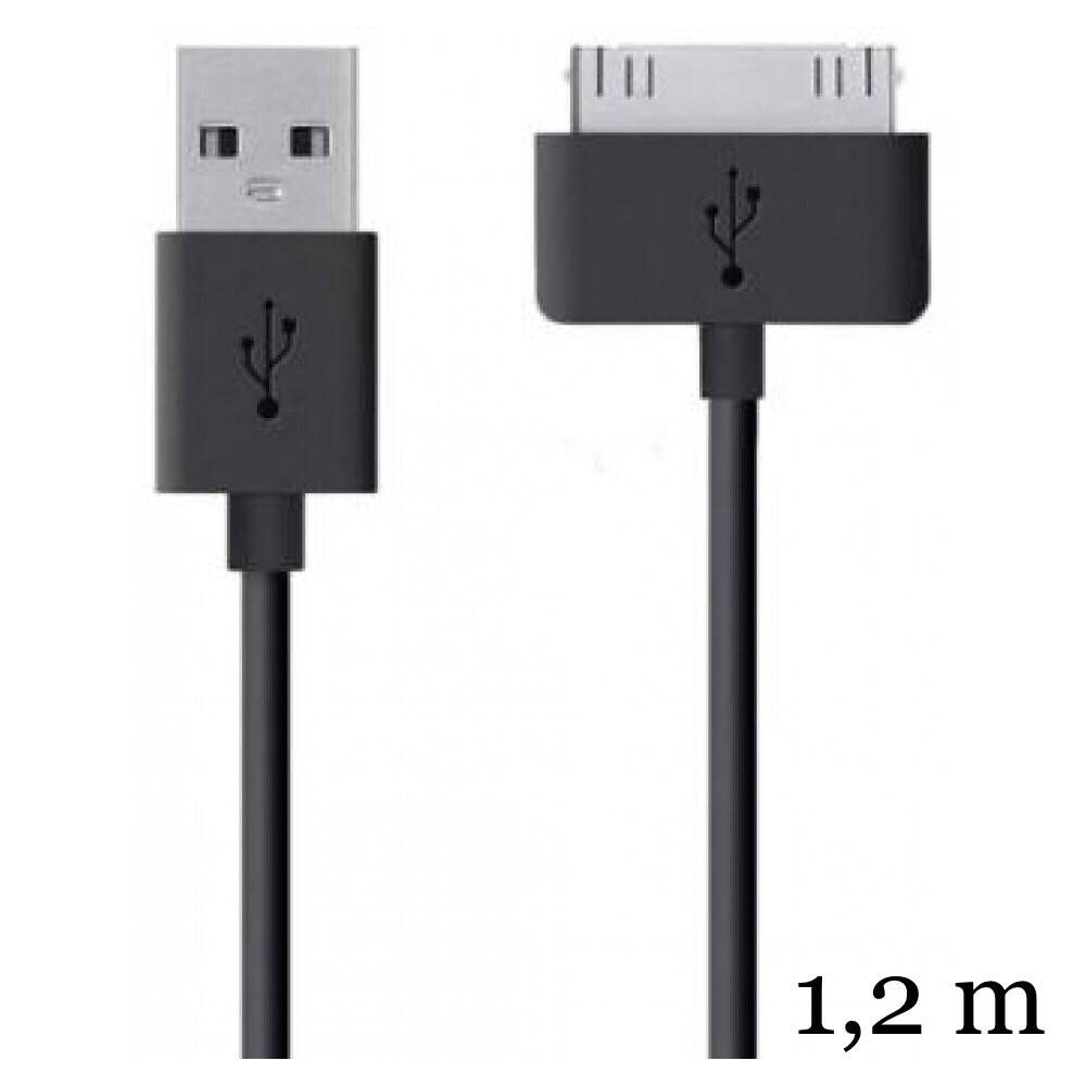 

USB Кабель для iPhone Apple 30Pin 4s, 4, iPad 2, iPod 3, Черный