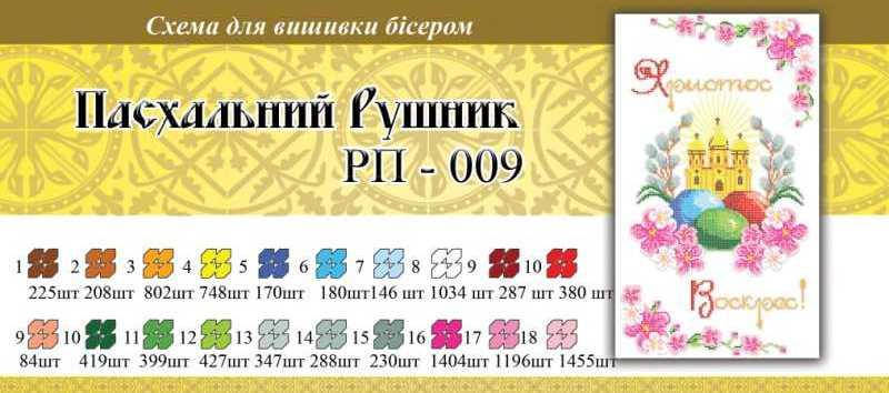 

Рушнык пасхальный ПР 009
