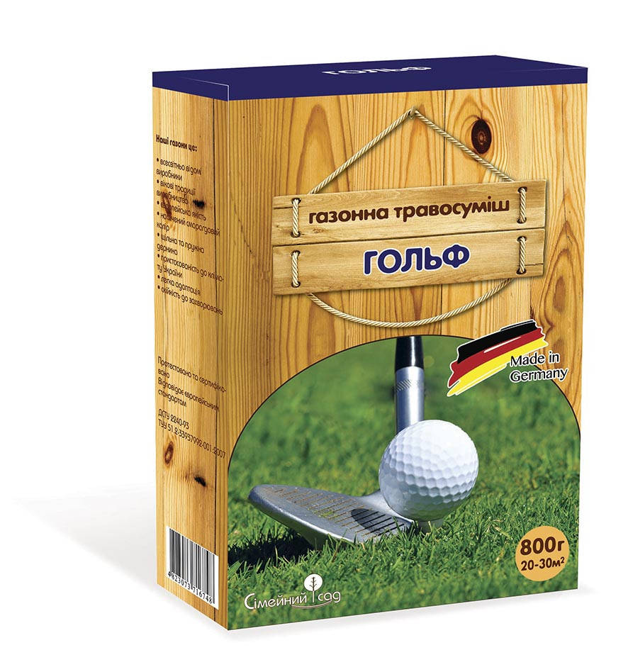 

Газонная трава Семейный сад Гольф 800 г