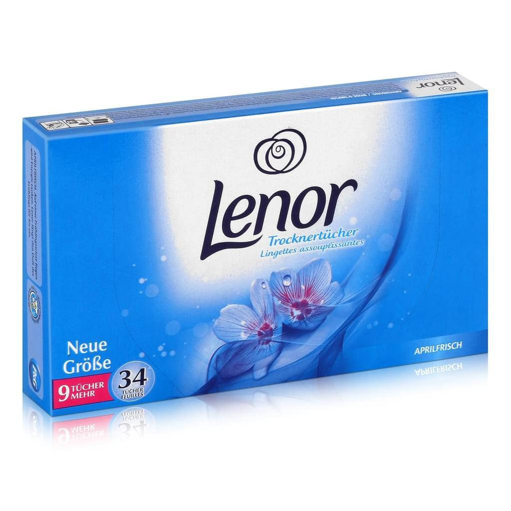 

Ароматизированные салфетки Lenor (Апрельская свежесть) для сушки белья (34 шт)