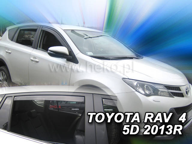 

Дефлекторы окон (вставные!) ветровики Toyota RAV-4 4 2013-2018 4шт., HEKO, 29632