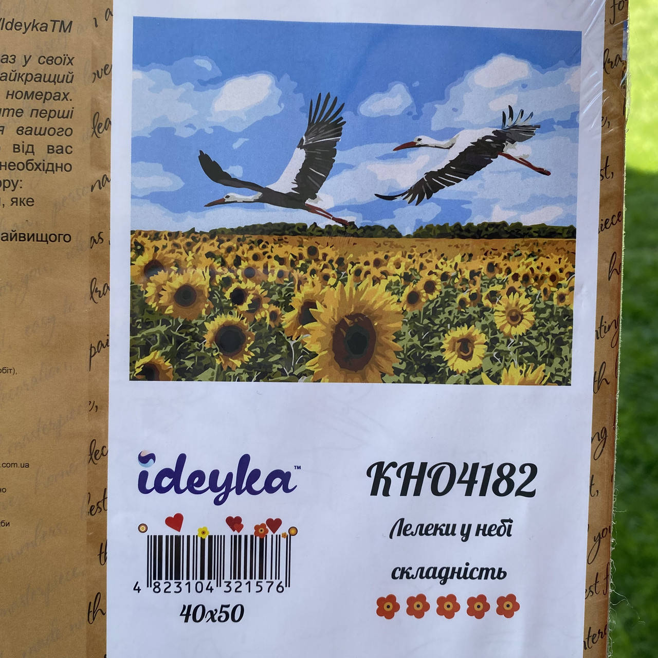 

Картина по номерам "Аисты"