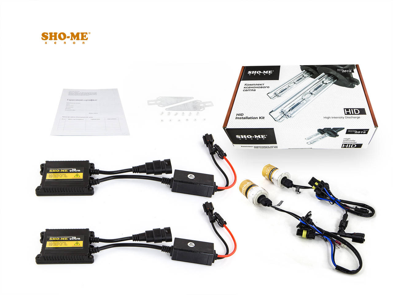 

Комплект ксенона Sho-me Ultra с лампами Infolight +50% H1 5000K 35W