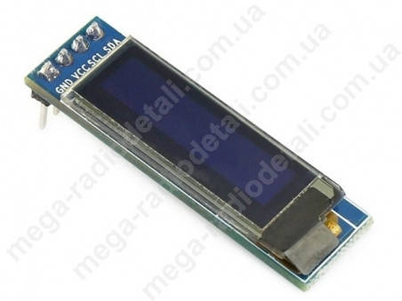 

OLED Дисплей I2C 0.91" 128x32 SSD1306