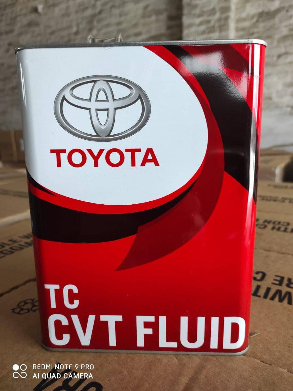 

Масло трансмиссионное Toyota CVT Fluid TC, 4 л