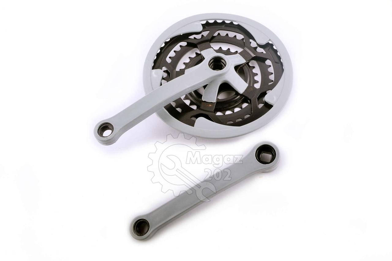 

Звезды велосипедные (передние) 28/38/48T (+2 шатуна L- 170mm, квадрат, серые, с защитой) YAT