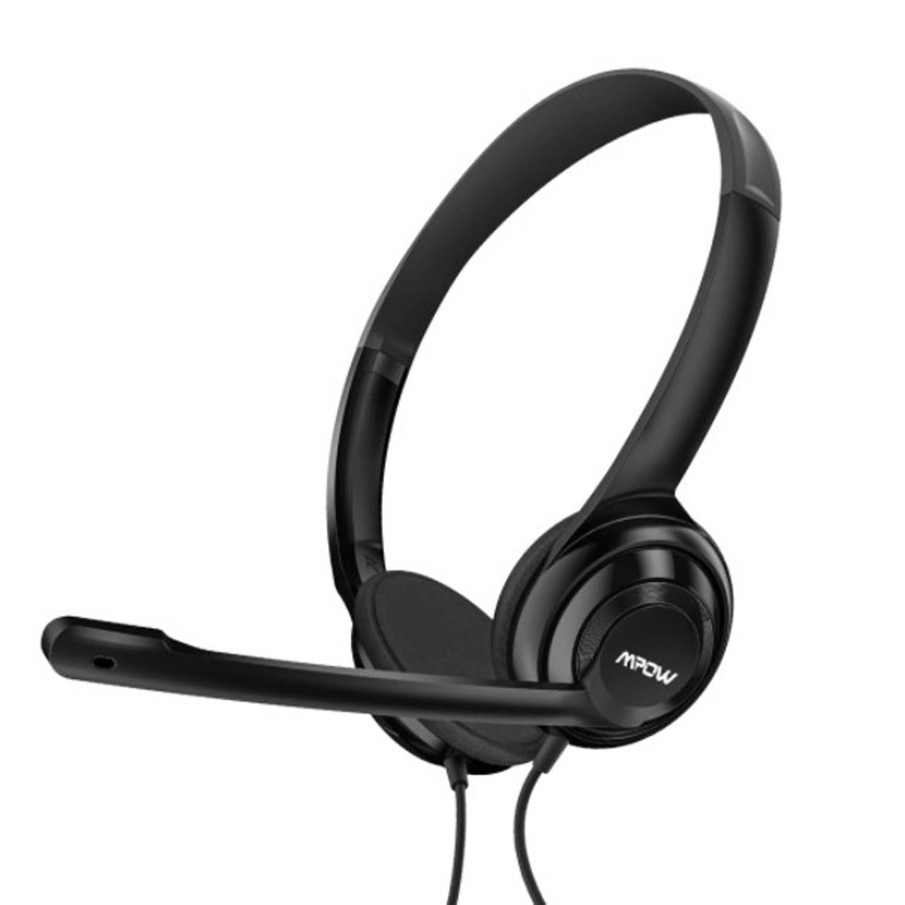

Проводная гарнитура для колл центра Mpow HC9, Черный