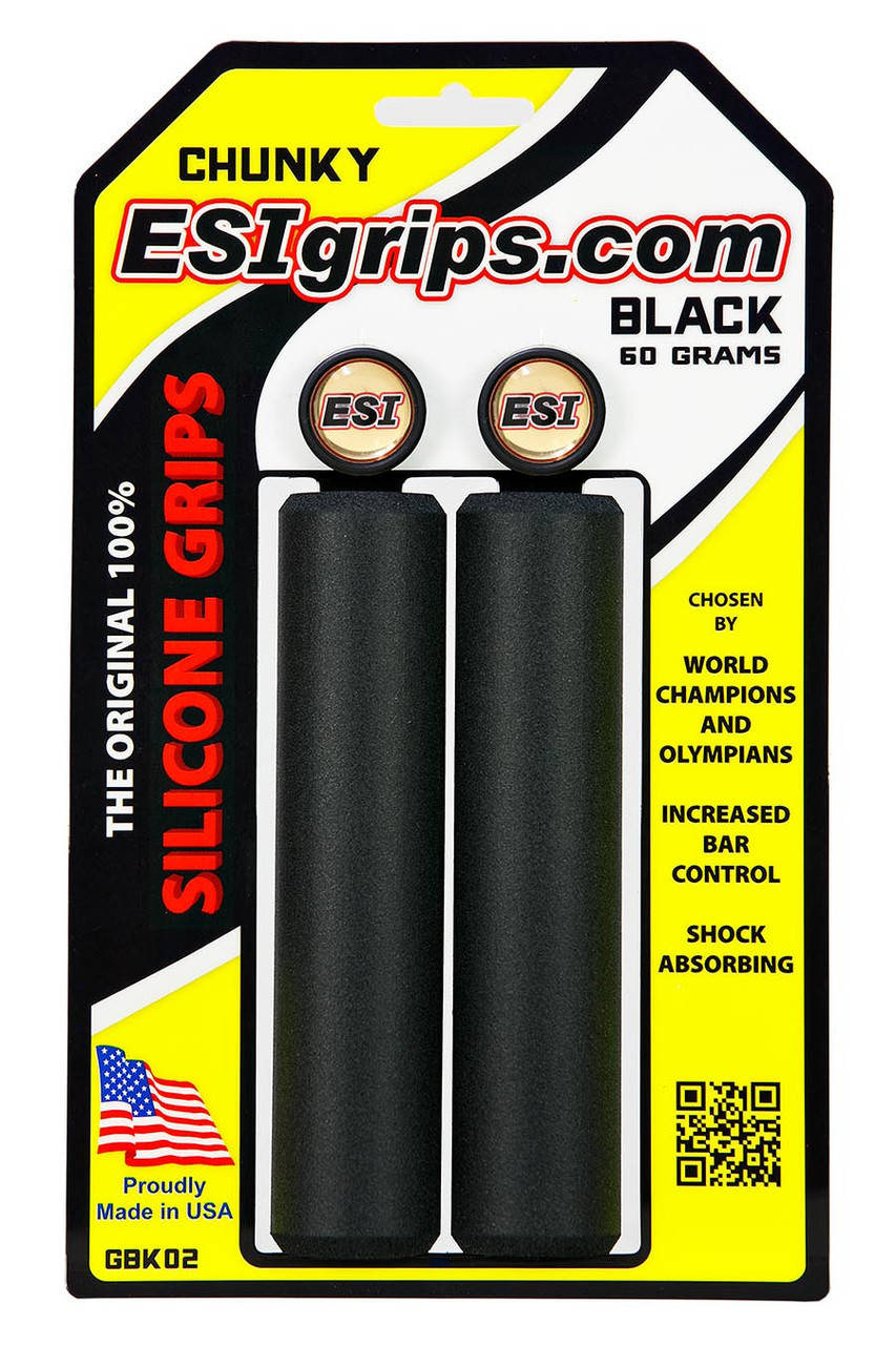 

Грипсы ESI Chunky Black (черные)