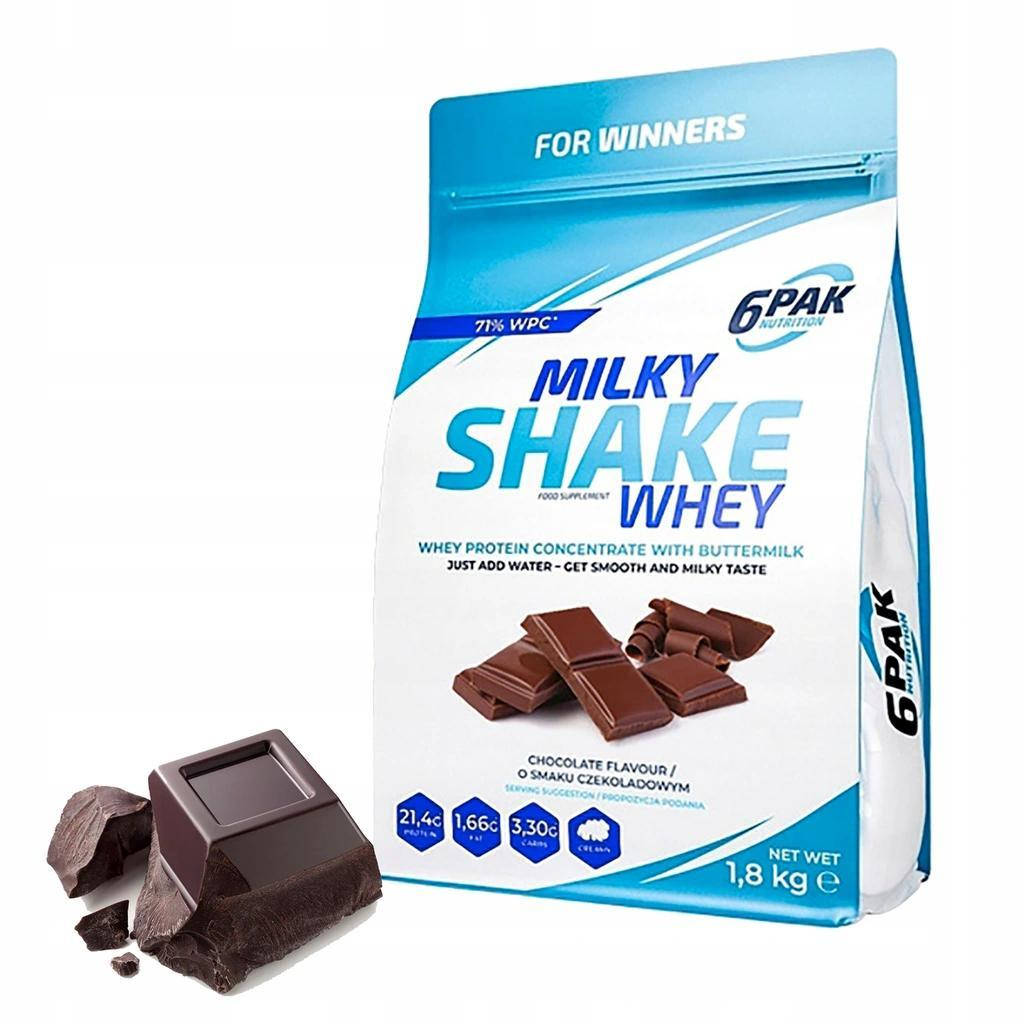 

6PAK Milky Shake Whey 1800g Chocolate