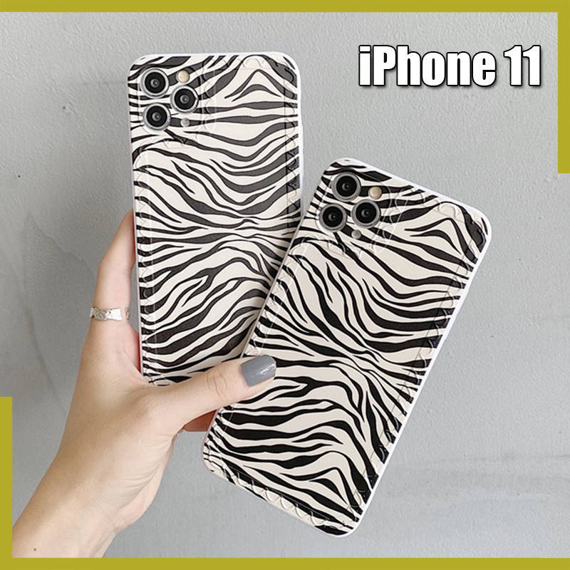 

Чехол для Iphone 11 силиконовый Zebra - Чехол на айфон