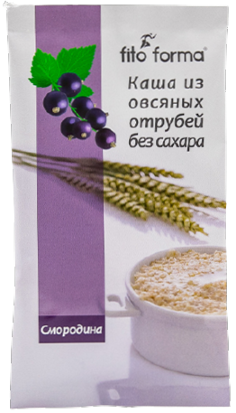 

Каша из овсяных отрубей Fito Forma без сахара с Черной Смородиной (40 грамм)