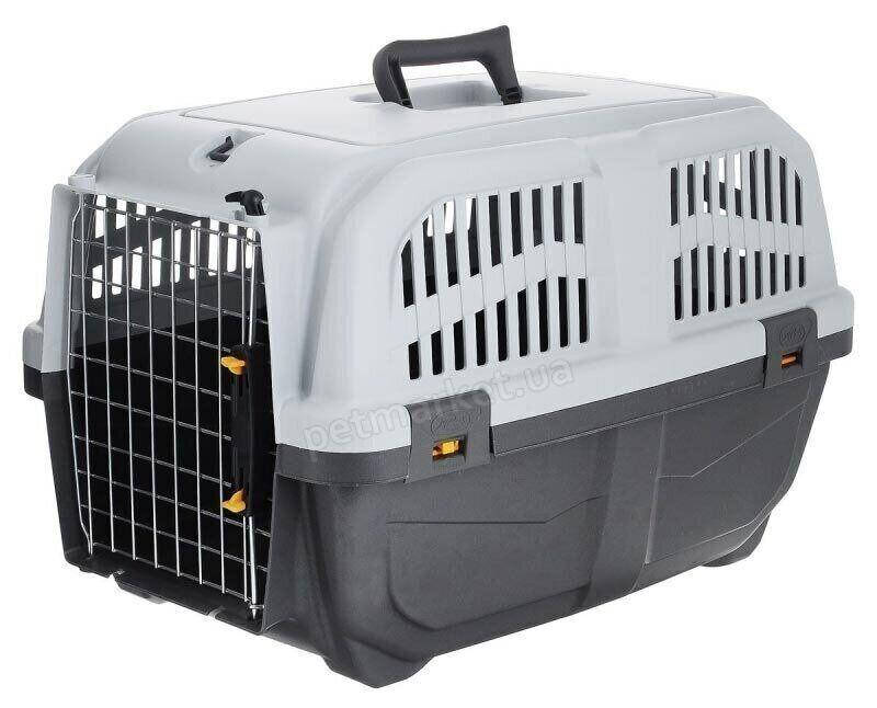 

Переноска для авиаперевозок SKUDO 1 IATA GREY 48х31,5х31 Вес животного. до 6кг., Серый