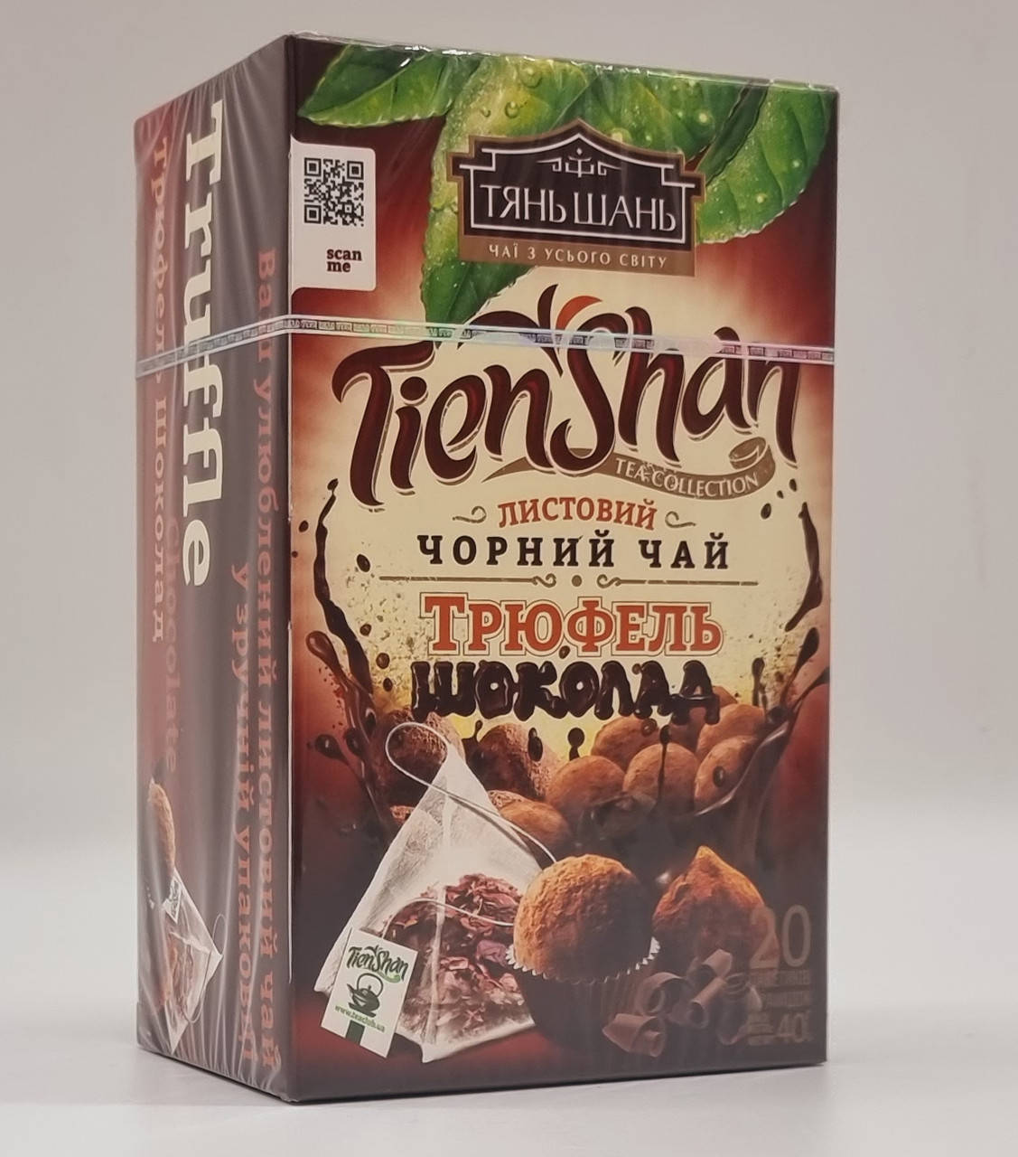 

Чёрный чай "Тянь-Шань" Трюфель Шоколад 40г/20 пирамидок