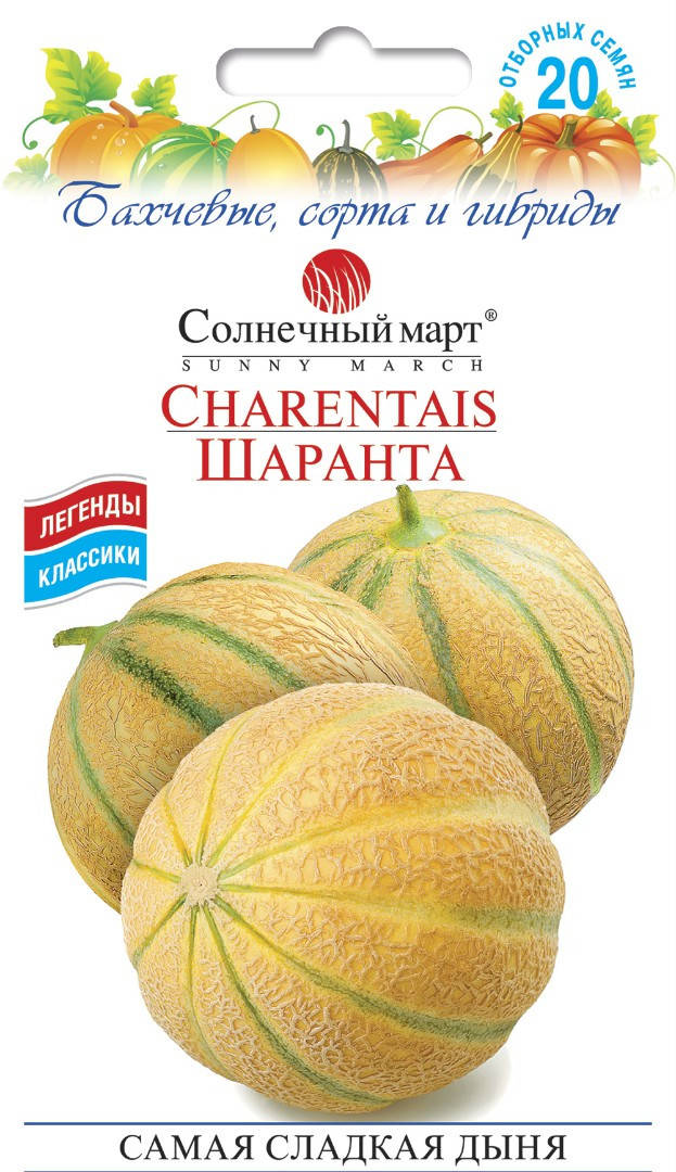 

Дыня Шаранта, 20шт.
