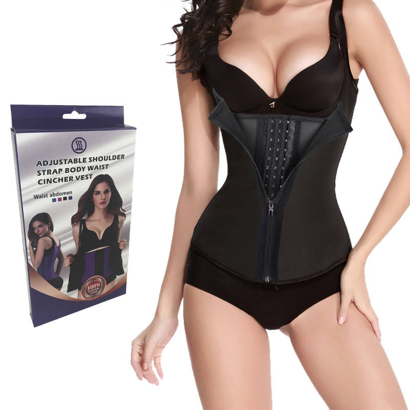

Утягивающий корсет для похудения на бретельках Adjustable Shoulder Черный (р-р XXXL)
