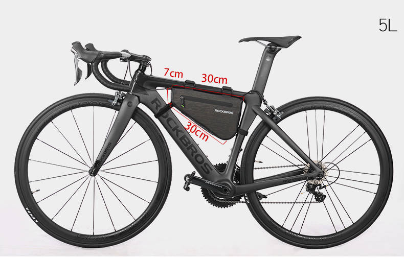 

Велосумка подрамная RockBros 5L водонепроницаемая