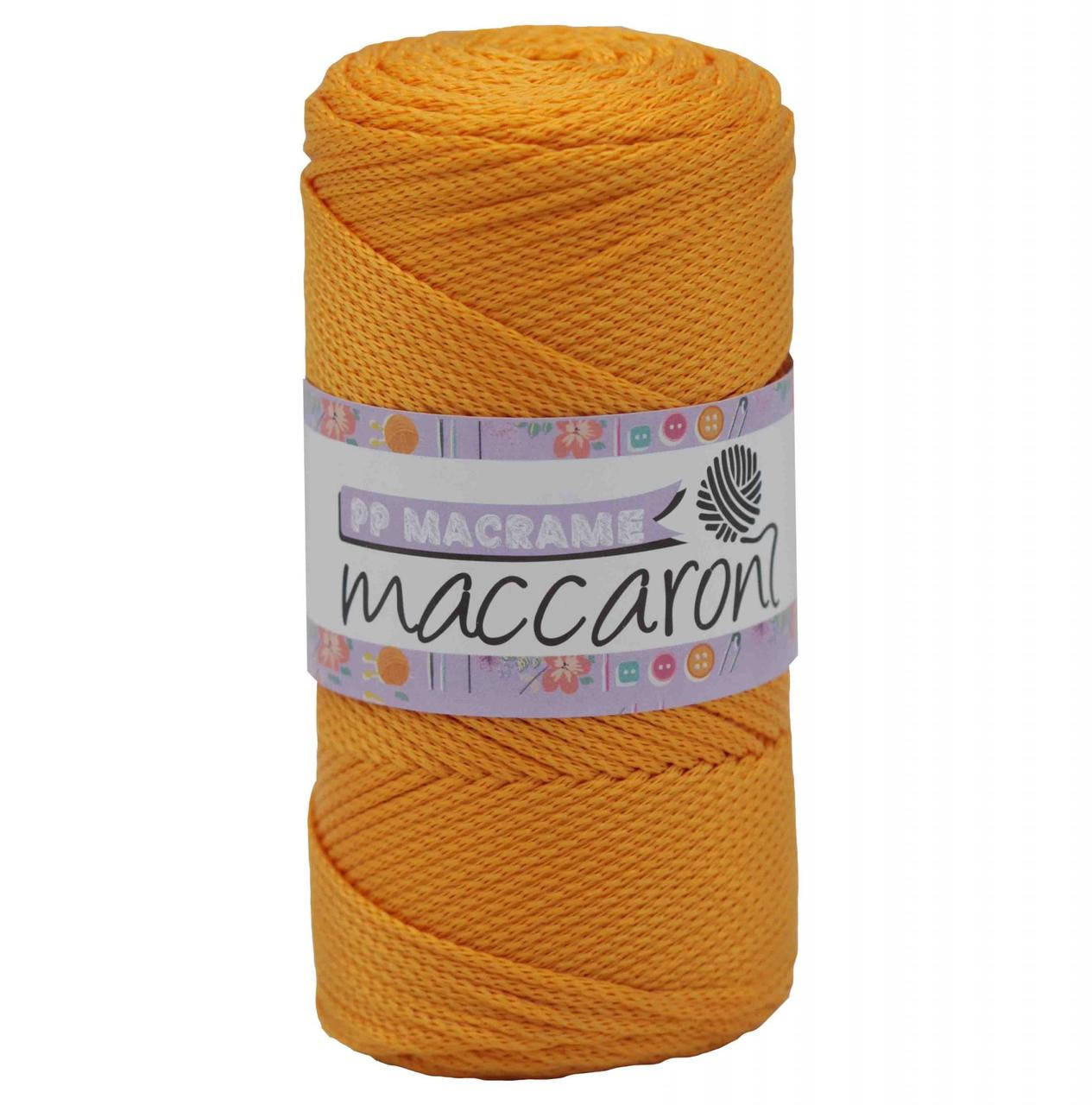 

Полипропиленовый шнур Macrame Maccaroni 2,5 mm , оранжево-желтый, Оранжевый