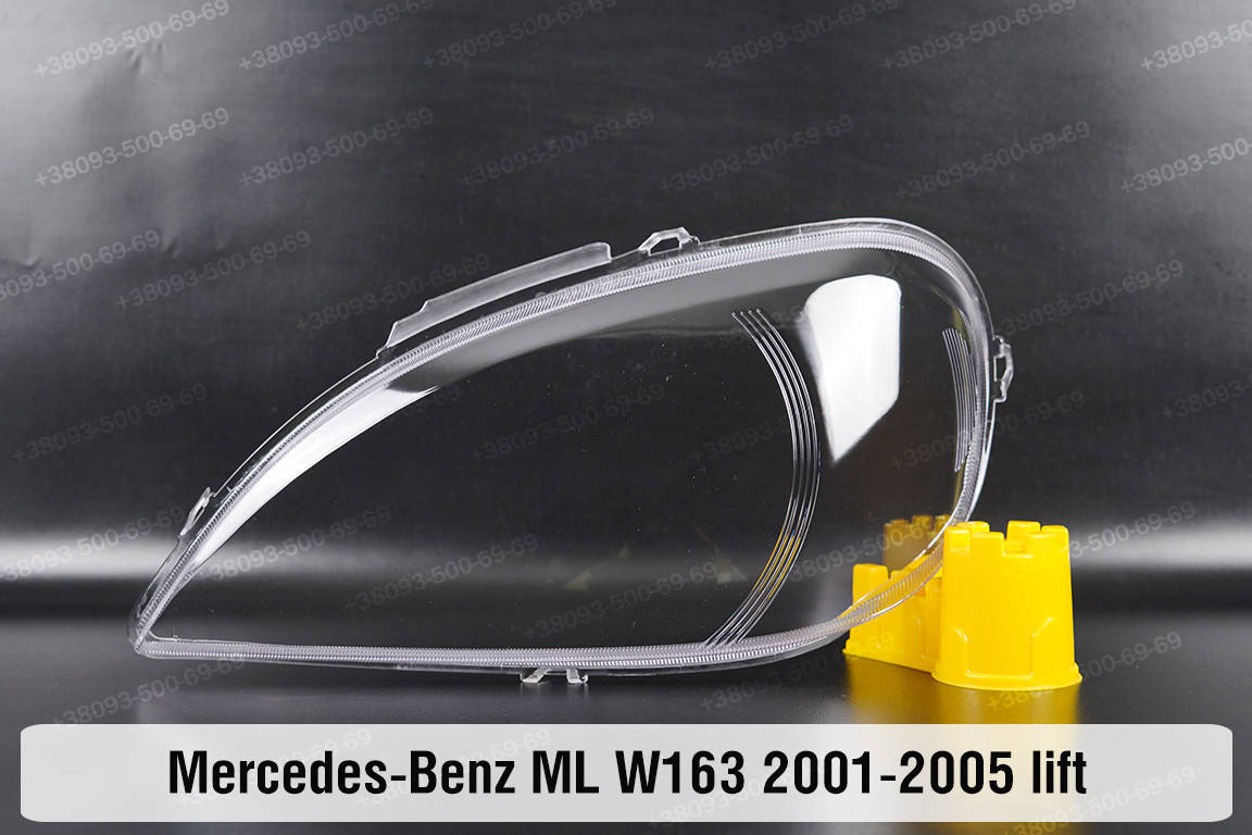 

Стекло фары Mercedes-Benz ML-Class W163 (2001-2005) I поколение рестайлинг левое