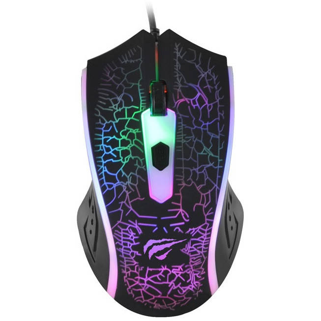 

Игровая проводная мышка с подсветкой HAVIT HV-MS736 GAMING Черный