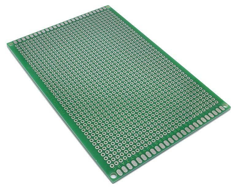 

Универсальная печатная плата PCB 8 x 12 см. односторонняя текстолит FR-4