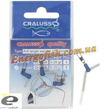 

Карабин поплавочный угловой Cralusso Antitangle Waggler attachment S (2006) 3шт.