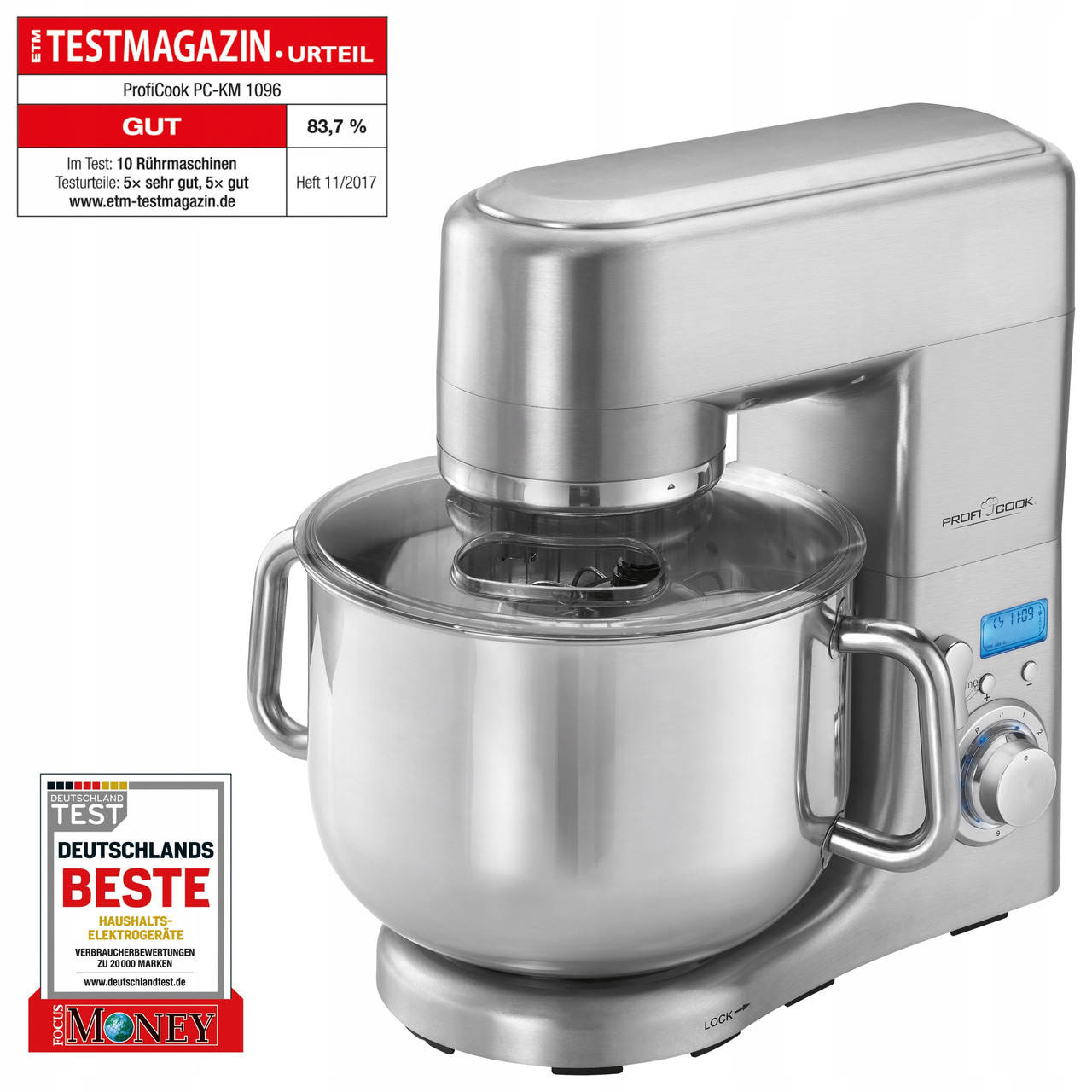 

Кухонный комбайн тестомес ProfiCook PC-KM 1096