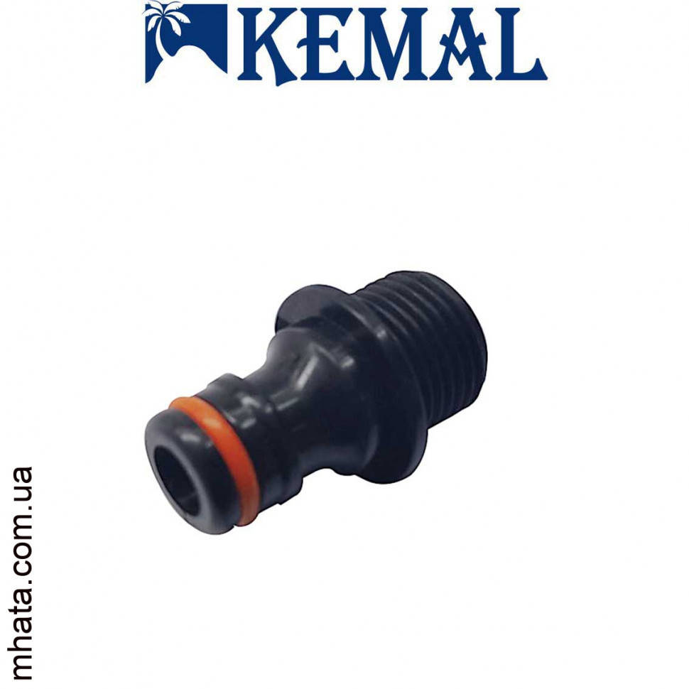 

Адаптер с наружной резьбой резьбой 1/2"н Kemal M1012, Турция