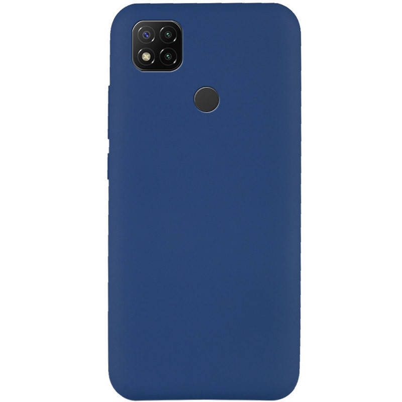 

Чехол Soft Touch для Xiaomi Redmi 9C силикон бампер темно-синий