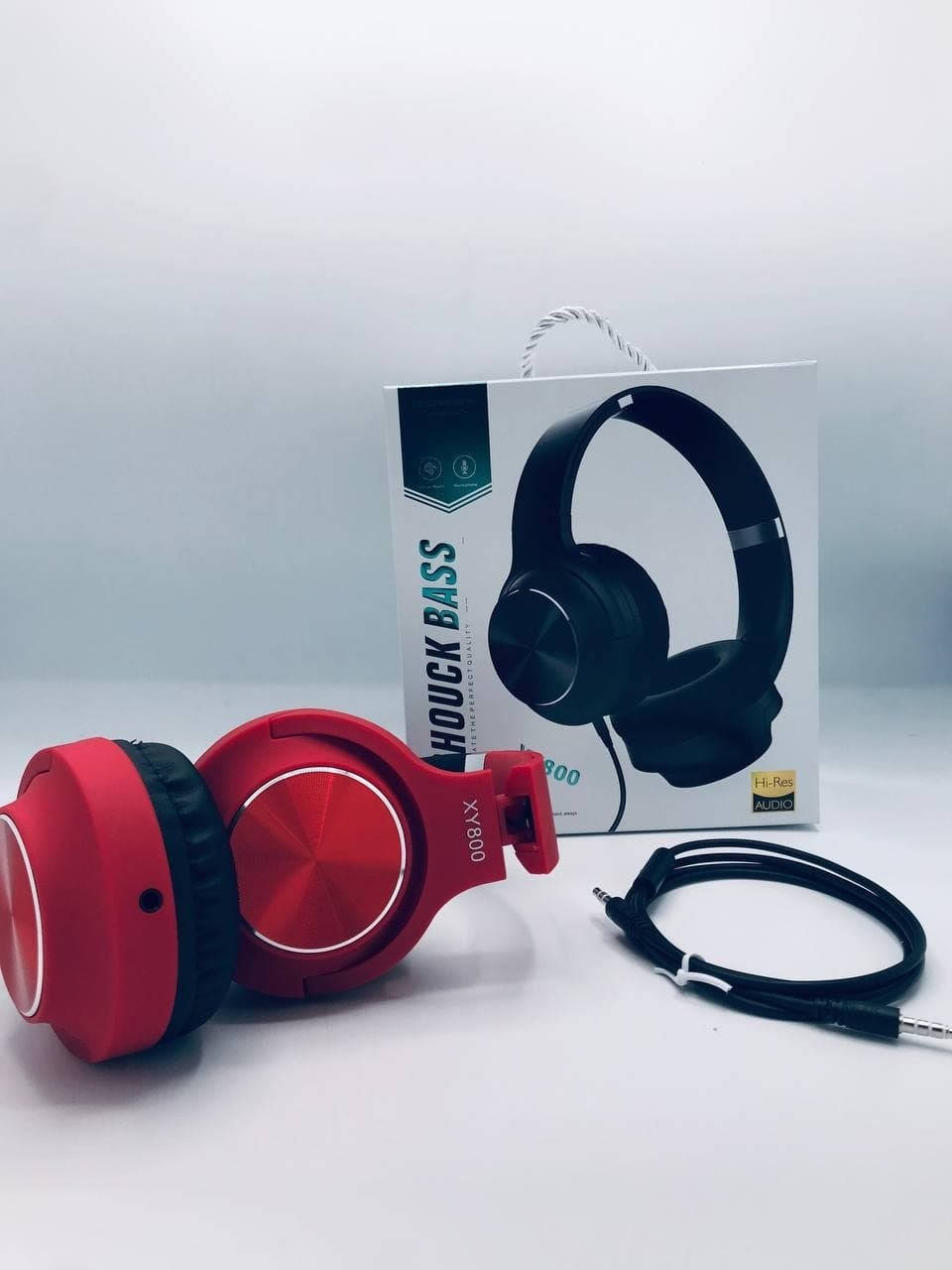 

Наушники складные Shouck Bass XY800, Красный