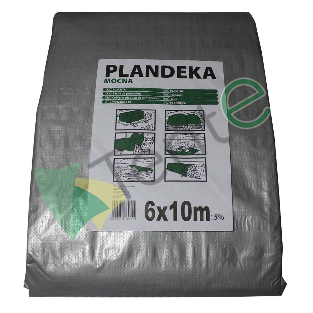 

Тенты для зерна, сена, силоса, агрохимии Tarpaulin MOCNA 120 г/м2 6х10 м
