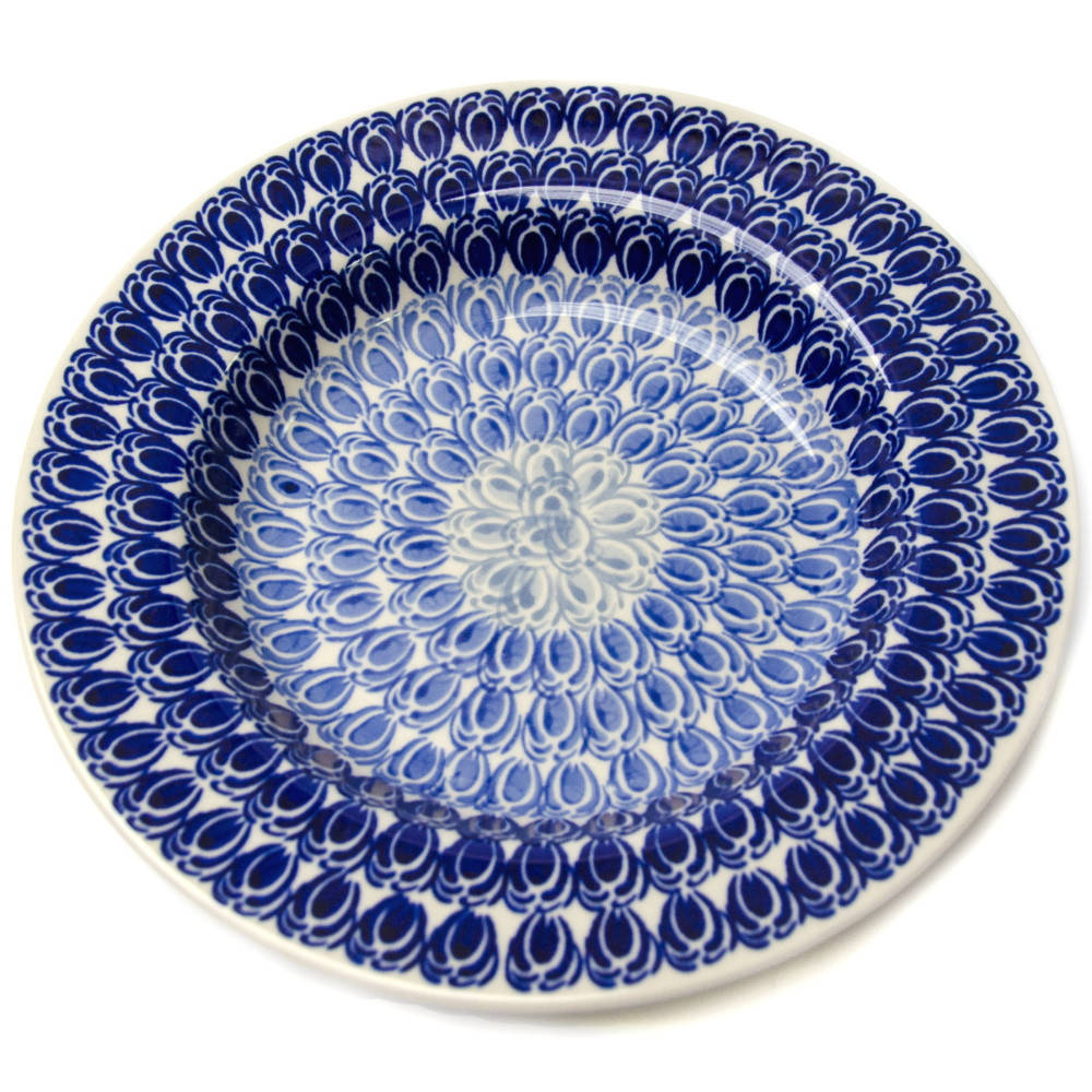 

Керамическая глубокая тарелка 24 Хвиля, Синий