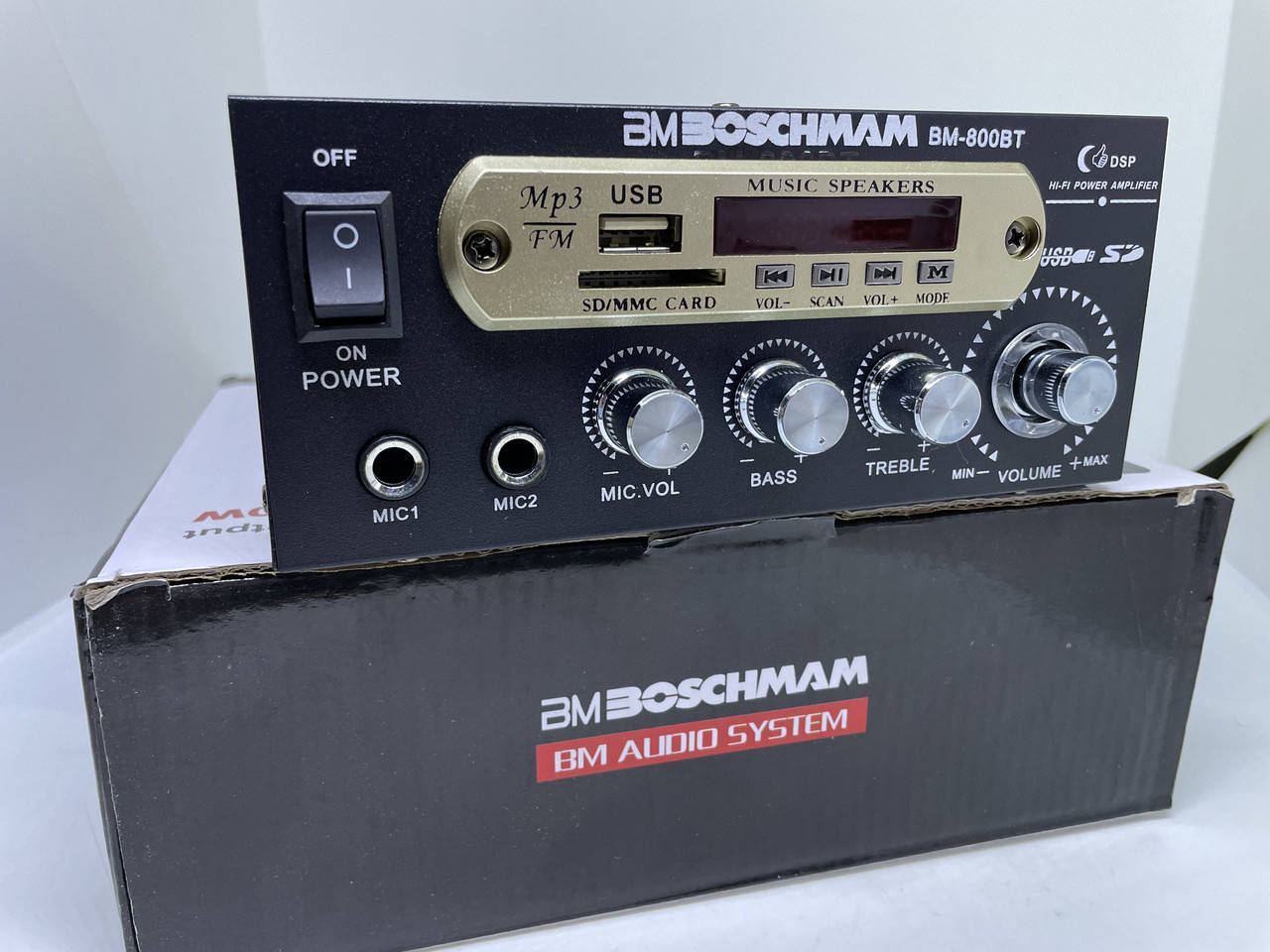 

Усилитель звука Boschmam BM-800BT, Черный