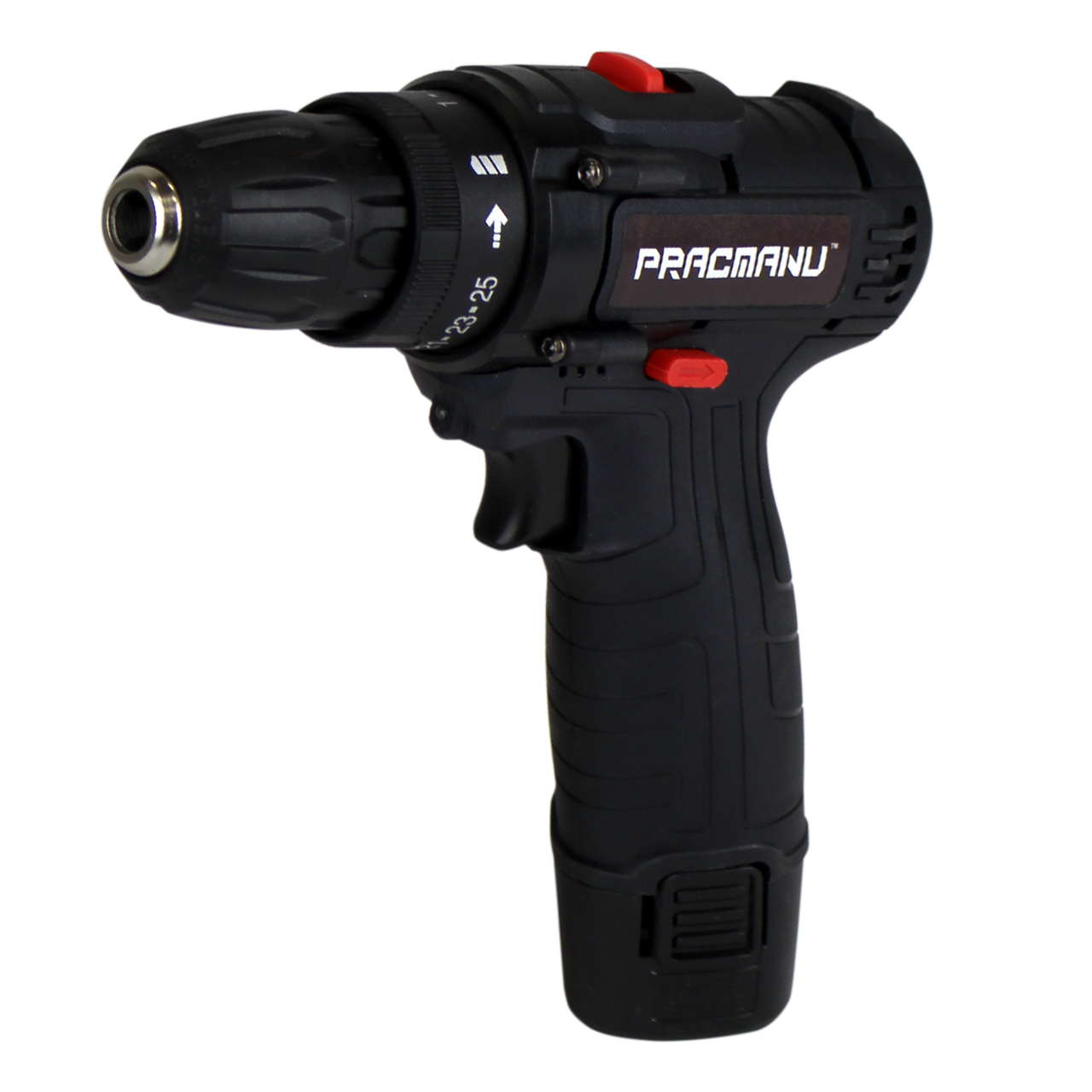 

Аккумуляторный шуруповерт Pracmanu (черный)