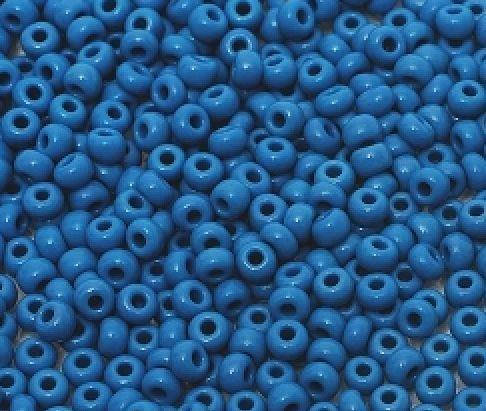 

Бисер непрозрачное стекло цвет синий джинсовый, /226 (33210)