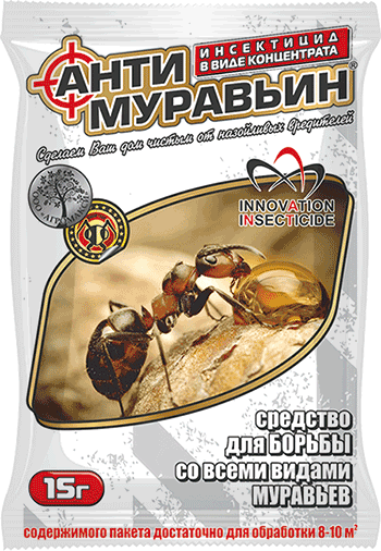 

"Антимуравьин" 15г конц в.д.г (фипронил 0,05%)