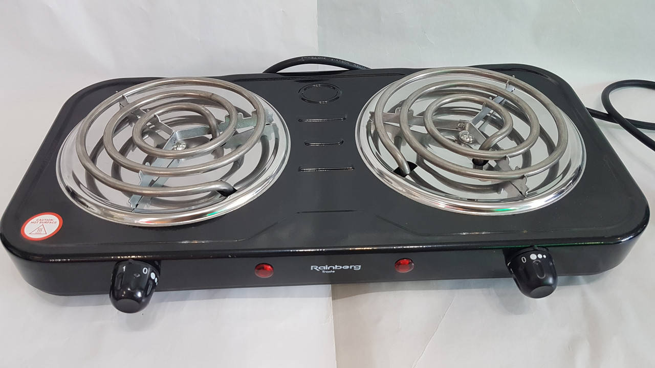 

Электроплита Rainberg Rb-888 2400W спиральная на 2 камфорки