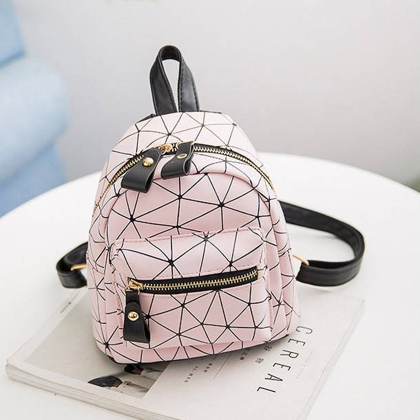 

Модный женский маленький рюкзак Розовый