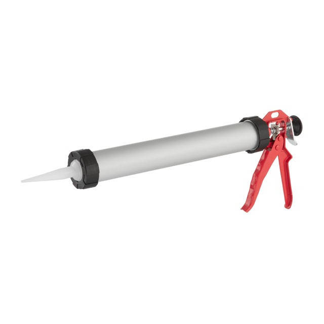 

Пистолет для выдавливания силикона 600мл INTERTOOL HT-0026